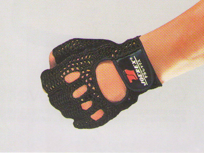 0551 Перчатки тяжелоатлетические кожа/сетка JOEREX